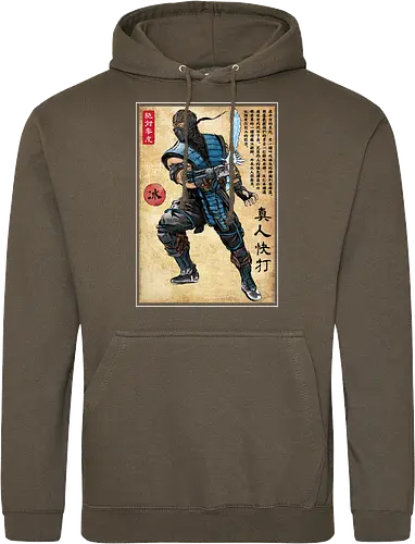 Ice warrior woodblock