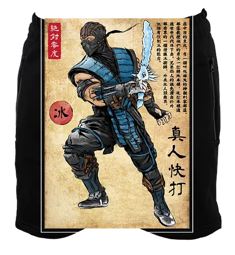 Ice warrior woodblock