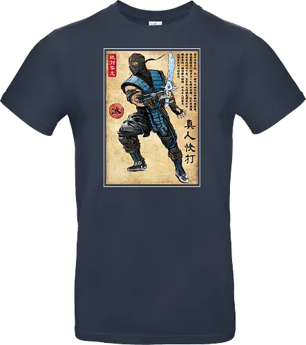 Ice warrior woodblock
