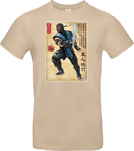 Ice warrior woodblock