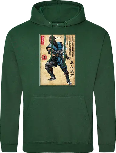 Ice warrior woodblock
