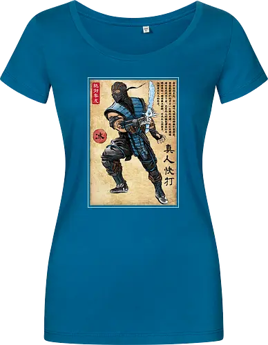 Ice warrior woodblock