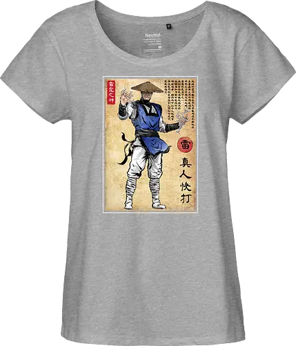 Thunder god woodblock