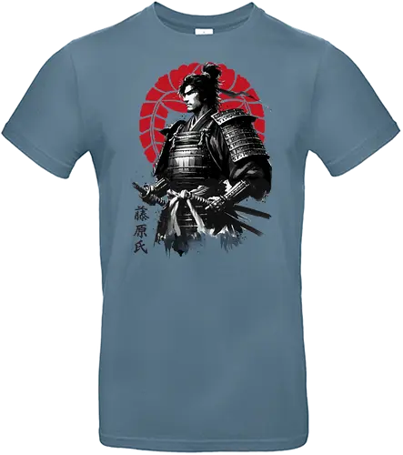 Samurai clan Fujiwara - japan, samurai, sumi-e, Japanese culture - Standard T-Shirt