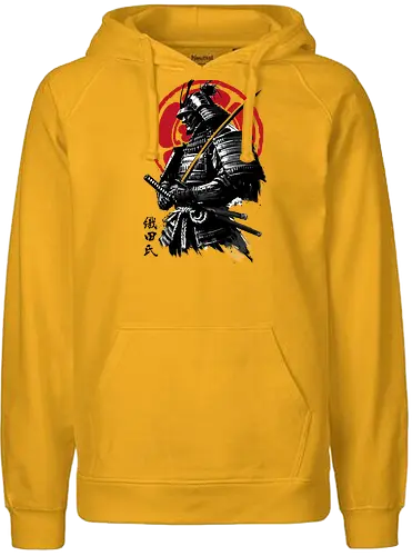 Samurai clan Oda - japan, samurai, sumi-e, Japanese culture - Fairtrade Hoodie