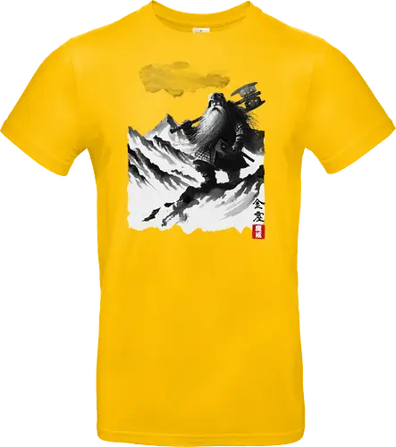 The dwarf's journey - dwarf, zwerg, Fellowship, ring, sumi-e - Standard T-Shirt