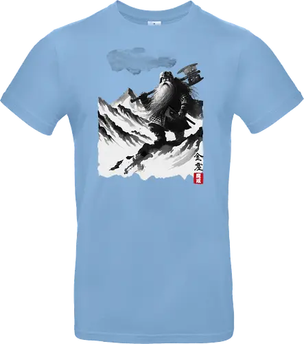 The dwarf's journey - dwarf, zwerg, Fellowship, ring, sumi-e - Standard T-Shirt