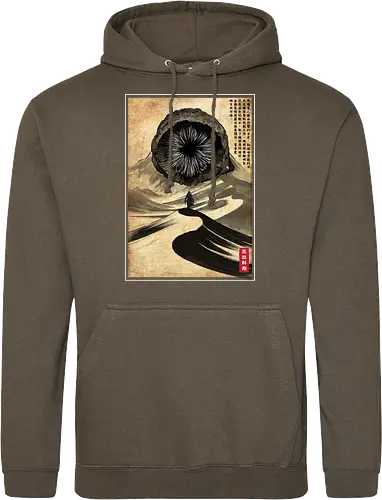 Dune woodblock