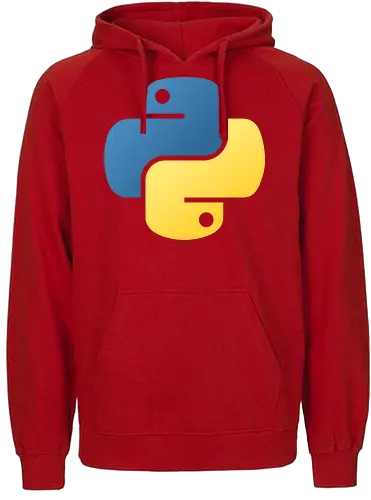 Python Icon - python, programmiersprache, it, itler, programmer, dev-ops, developer, coding, hacker - Fairtrade Hoodie