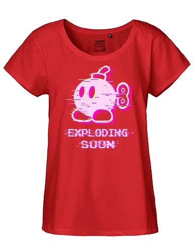 Exploding Soon - gaming, bob omb, classic gaming, console, super - Fairtrade Girl Shirt