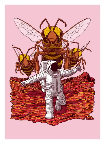 Killer Bees on Mars