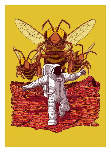 Killer Bees on Mars
