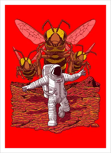 Killer Bees on Mars