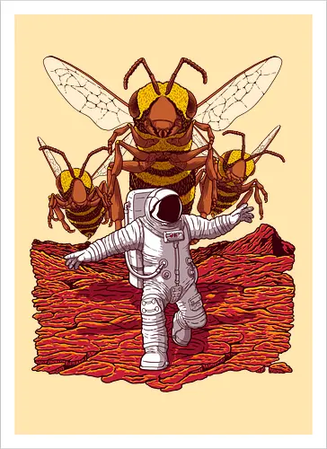 Killer Bees on Mars