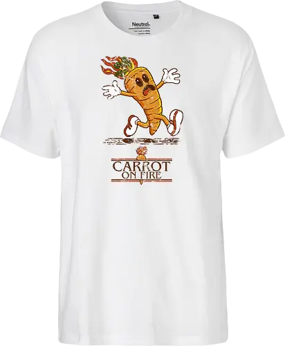 Carrot on fire.