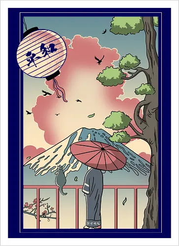 Lantern Ukiyo E