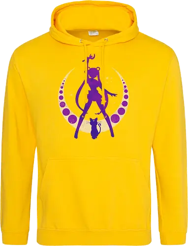 Champion of Justice - sailor, moon, cat, bunny, girl, moonstone, anime, manga, tuxedo - Standard Hoodie