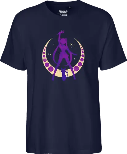 Champion of Justice - sailor, moon, cat, bunny, girl, moonstone, anime, manga, tuxedo - Fairtrade T-Shirt