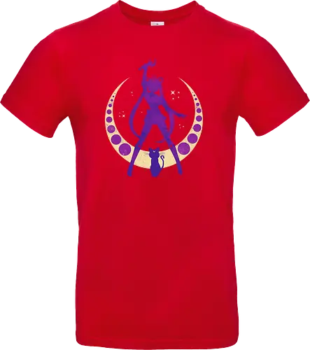Champion of Justice - sailor, moon, cat, bunny, girl, moonstone, anime, manga, tuxedo - Standard T-Shirt