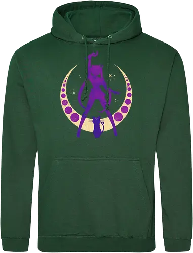 Champion of Justice - sailor, moon, cat, bunny, girl, moonstone, anime, manga, tuxedo - Standard Hoodie