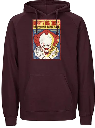 Derry's Big Circus '17 - it, clown, horror, circus, monster, halloween - Fairtrade Hoodie