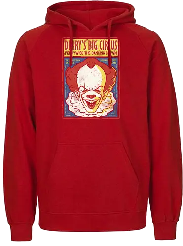Derry's Big Circus '17 - it, clown, horror, circus, monster, halloween - Fairtrade Hoodie