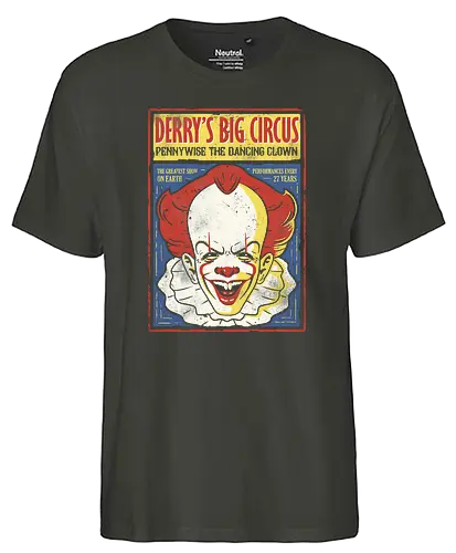 Derry's Big Circus '17 - it, clown, horror, circus, monster, halloween - Fairtrade T-Shirt