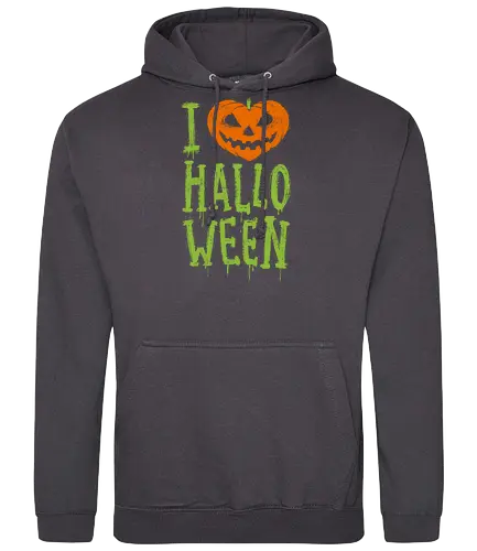 Halloween Love - halloween, pumpkin, kürbis, horror, spooky, gruselwusel, grusel - Standard Hoodie