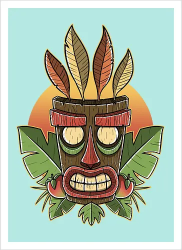 Tiki Sunset