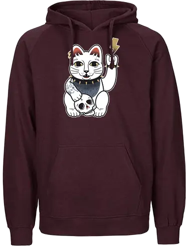 Neko tattoo - Winkekatze, japan, tattoo - Fairtrade Hoodie