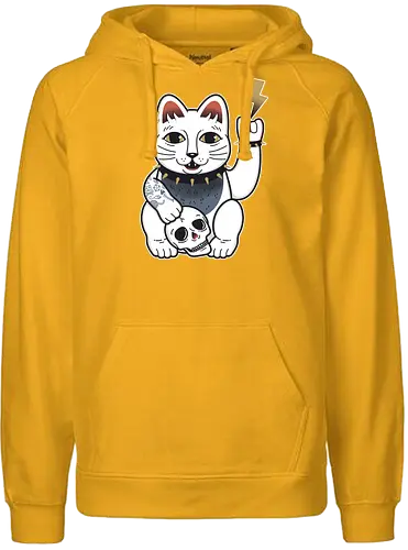 Neko tattoo - Winkekatze, japan, tattoo - Fairtrade Hoodie