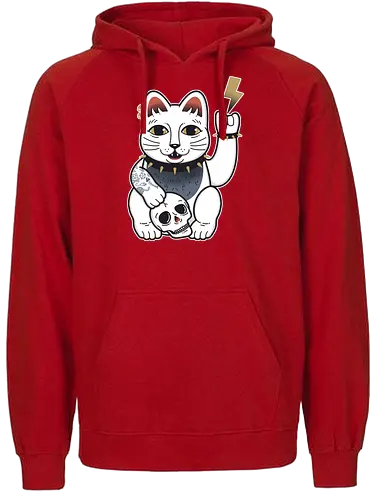 Neko tattoo - Winkekatze, japan, tattoo - Fairtrade Hoodie