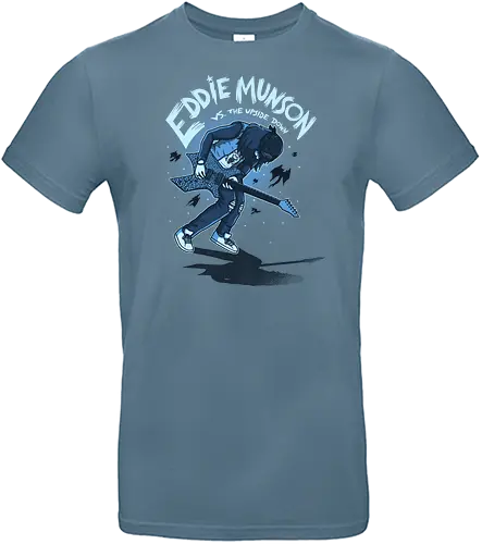 Eddie vs The Upside Down - stranger, Eddie, Hellfire, mashup, scott, comic - Standard T-Shirt