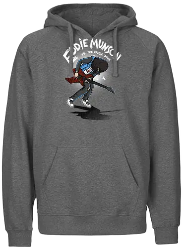 Eddie vs The World - Eddie, Hellfire, stranger, mashup, scott, comic - Fairtrade Hoodie