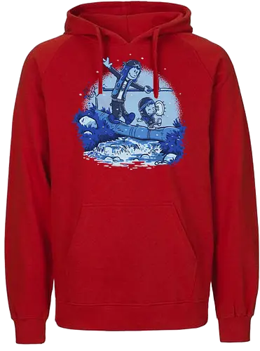 Eddie and Dustin battle - stranger, Eddie, dustin, calvin, mashup, Upside down - Fairtrade Hoodie