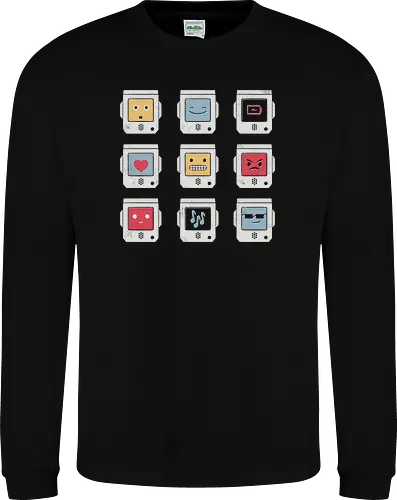 Robotic emojis
