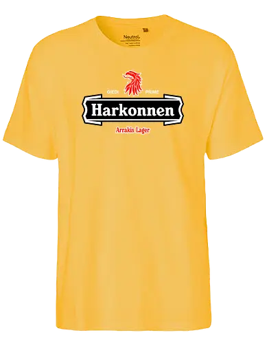 Arrakis Lager - harkonnen, dune, frank herbert, atreides, classic movie - Fairtrade T-Shirt