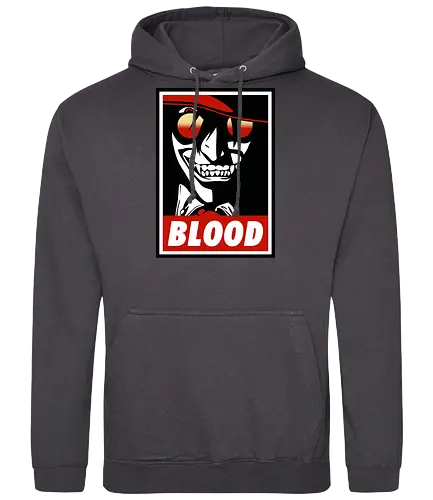 Blood - hellsing, anime, manga, alucard, count alucard - Standard Hoodie