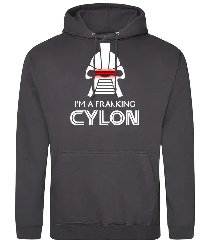 Frakking Cylon - frakk, battlestar galactica, cylon, bsg, toaster - Standard Hoodie