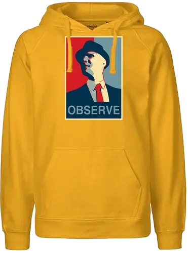 Observe - fringe, observer, bishop - Fairtrade Hoodie
