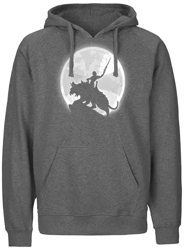 Prince under the moon - he man, prinz adam, grayskull - Fairtrade Hoodie