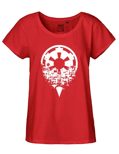 Fractured Empire - empire, star destroyer, tie fighter - Fairtrade Girl Shirt