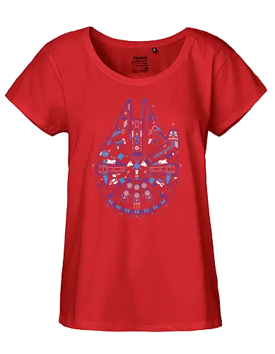 Hunk of Junk - sci fi, science fiction, nerd, space opera, film, serie - Fairtrade Girl Shirt
