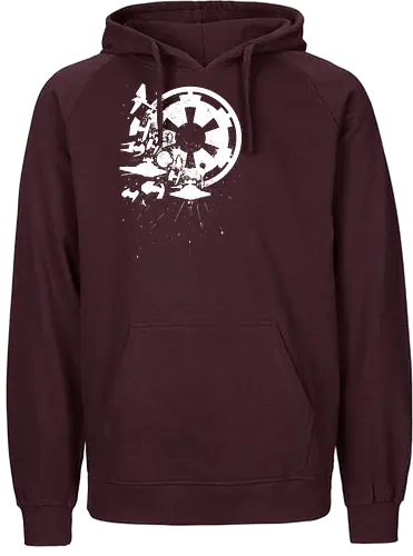 Imperial Domination - empire, galactic empire, star destroyer, tie fighter - Fairtrade Hoodie