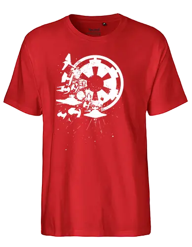Imperial Domination - empire, galactic empire, star destroyer, tie fighter - Fairtrade T-Shirt