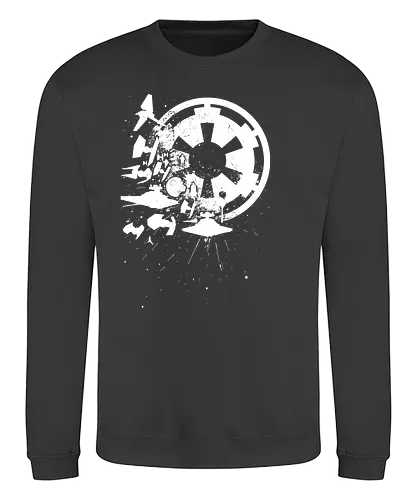 Imperial Domination - empire, galactic empire, star destroyer, tie fighter - Sweatshirt
