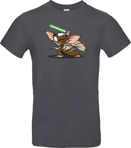 Master Mogwai - mogwai, gremlins, Alien, mashup, lightsaber, master - Standard T-Shirt