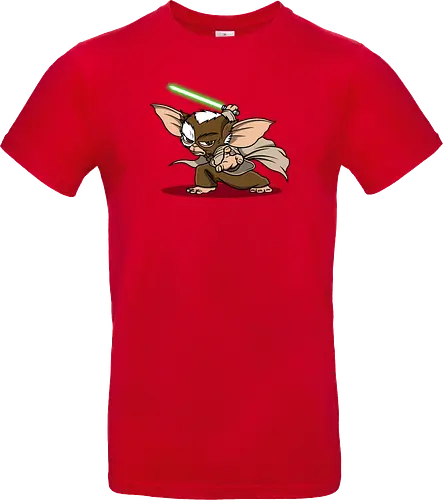 Master Mogwai - mogwai, gremlins, Alien, mashup, lightsaber, master - Standard T-Shirt