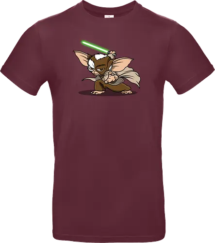 Master Mogwai - mogwai, gremlins, Alien, mashup, lightsaber, master - Standard T-Shirt