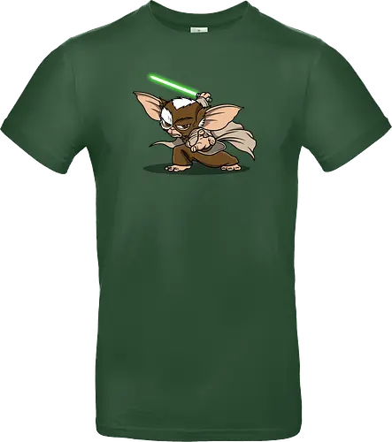Master Mogwai - mogwai, gremlins, Alien, mashup, lightsaber, master - Standard T-Shirt